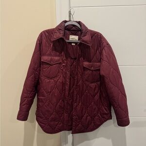 Red Wilfred Insulated Shirt Jacket